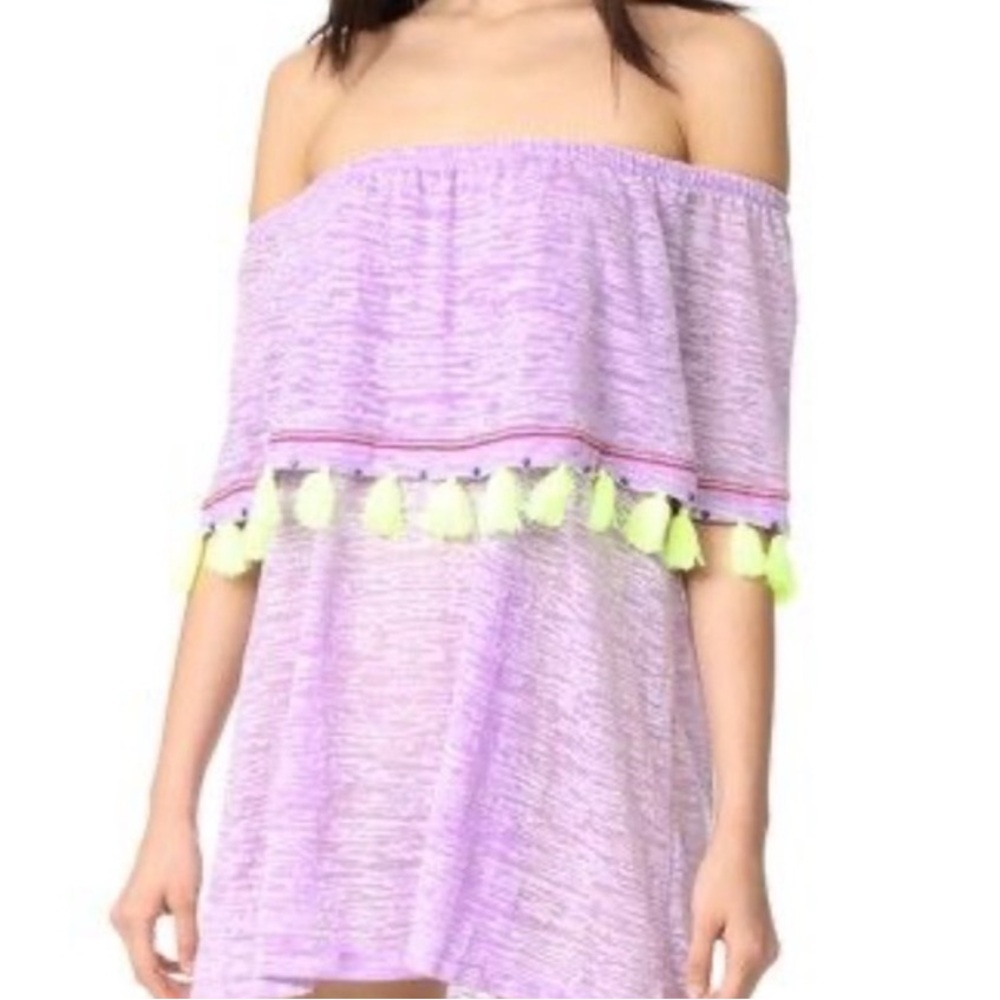 PITUSA Ibiza Purple Beach Coverup Dress